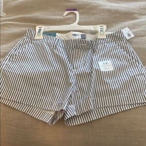 old navy stripe shorts